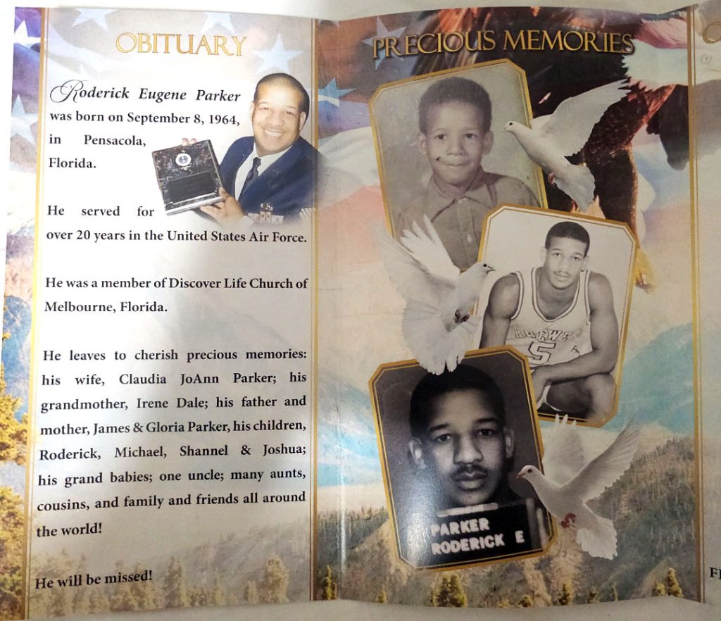 Celebration of Life- Roderick Parker
